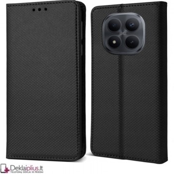 Telone atverčiamas dėklas - juodas (Xiaomi Redmi Note 15 Pro Plus/Poco M8 Pro 5G) Telone atverčiamas dėklas - juodas (Xiaomi Redmi Note 15 Pro Plus/Poco M8 Pro 5G)